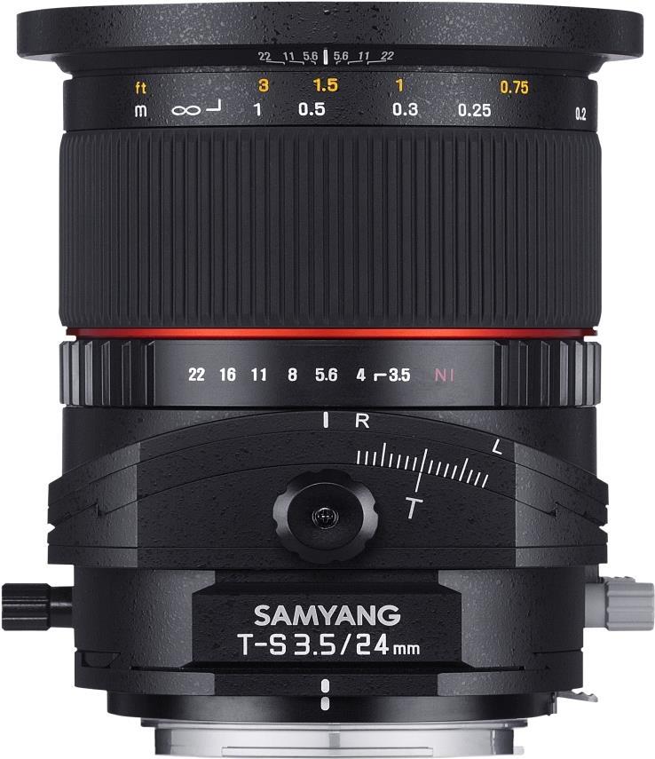 Samyang 24mm F3.5 T/S Objektiv für Anschluss Sony Alpha