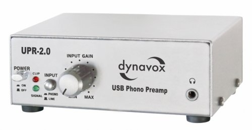 Dynavox UPR-2.0 USB-Phonovorverstärker silber