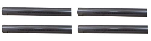 well2wellness® PVC Rohr 50mm PVC Druckrohr 50mm 10 bar - 4 x 1 Meter