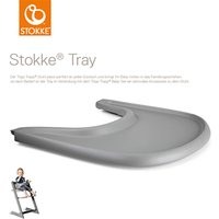Stokke Tray - Aufsteck-Tablett für Babys und Kinder - Passt auf den Tripp Trapp - Farbe: Storm Grey