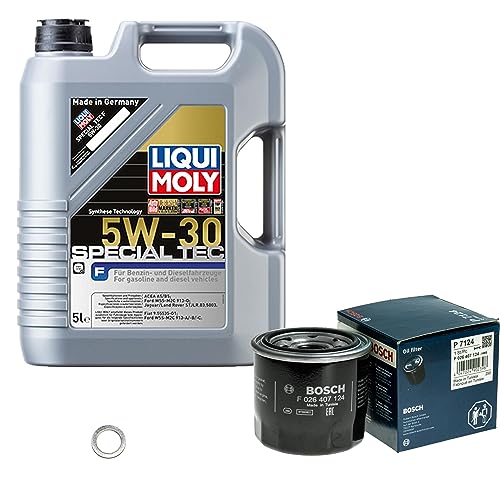 Inspektionspaket Wartungspaket Filterset mit 5 L Motoröl Special Tec F 5W-30, Ölfilter, Dichtring