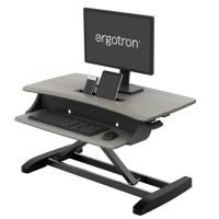 Ergotron WorkFit-Z mini Steh-Sitz Arbeitsplatz mit 31,8 cm Höhenverstellung