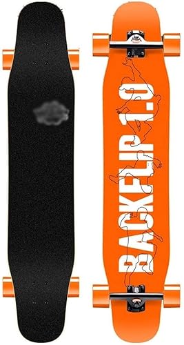 -Skateboard Deck Erwachsene Kinder Skateboard Teen Brush Street Dance Board Ahorn Longboard Geeignet für Anfänger und Profis