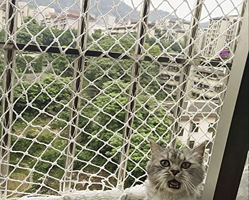 BASHI Hohe Sichtbarkeit Haustier Schutz Mesh Langlebig Katze Sicherheit Balkonnetz Balkonfenster Schutznetz Treppe Anti-Fall Maschenzaun für Hund und Katze