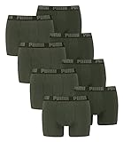 PUMA Herren Boxershorts Unterhosen 100004386 8er Pack, Wäschegröße:XL, Artikel:-038 Green Melange