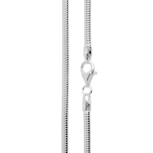 InCollections Damen-Halskette 925/000 Sterlingsilber Schlangenkette 3,0/45 cm