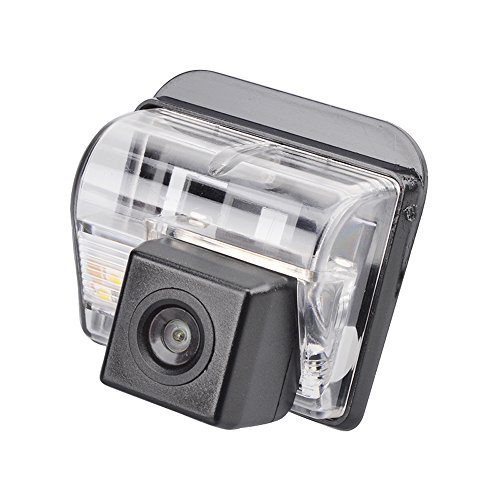 Navinio Farb Rückfahrkamera Einparkhilfe Kamera für Nummerschildbeleuchtung, Kennzeichenbeleuchtung für Mazda CX-5 CX-7 CX-9 3 6