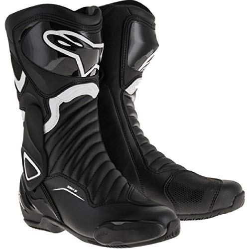 Alpinestars 1691460141 Motorradstiefel, Schwarz/Weiß, 41