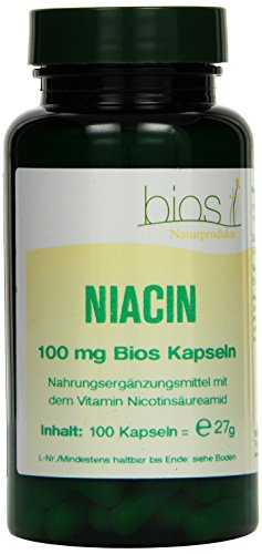 Bios Niacin 100 mg, 100 Kapseln, 1er Pack (1 x 27 g)