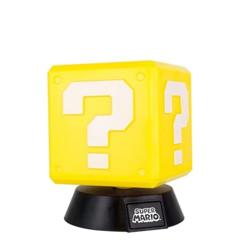 Super Mario Question Block 3D Leuchte Icon Light Nintendo