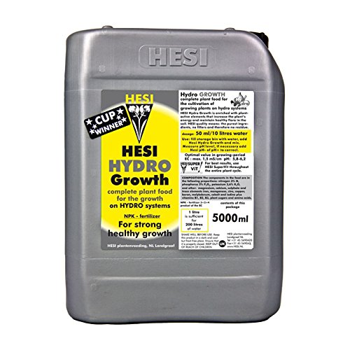 HESI Hydro Wuchs NPK Dünger Wachstum Indoor Grow 5000ml flüssig