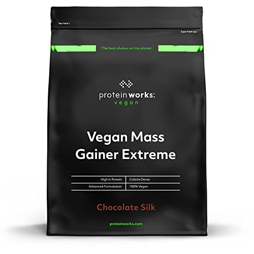 THE PROTEIN WORKS Vegan Mass Gainer Extreme, Chocolate Silk, 2000 g