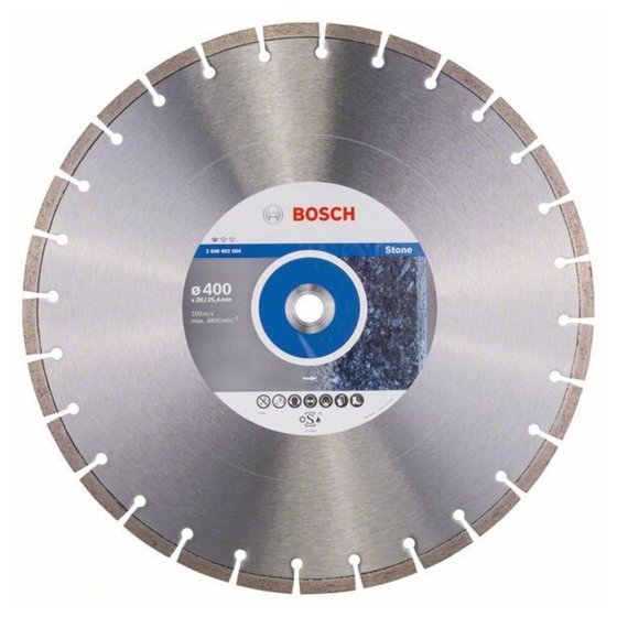 Bosch - Diamanttrennscheibe Standard for Stone, 400 x 20,00/25,40 x 3,2 x 10mm