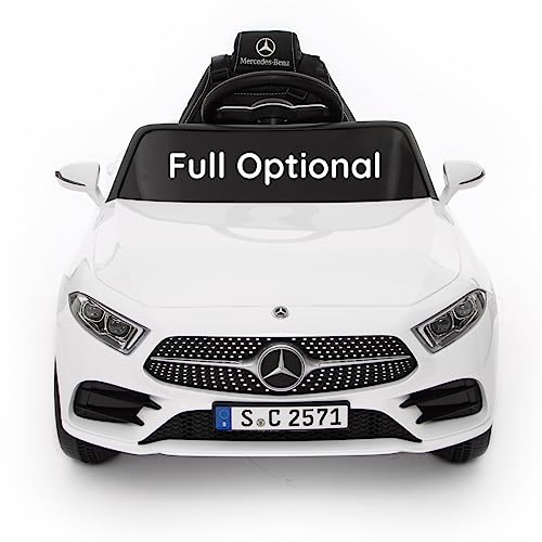 Mercedes elektrische kinderauto CLS350 wit