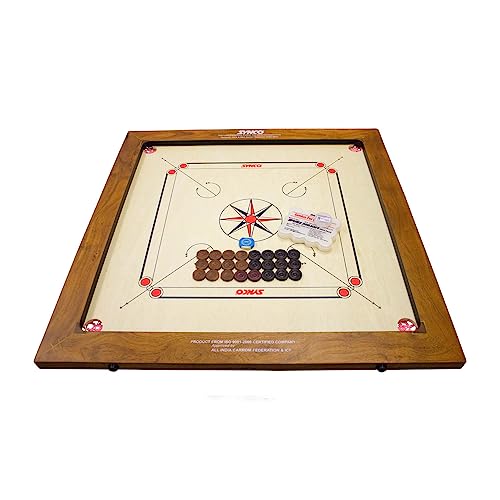 Carrom Board Synco Professional Turnier Board 74x74 cm Spielfäche - 2980
