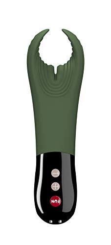 Fun Factory MANTA - Silikon Männervibrator für Paare, Sexspielzeug zum Masturbieren, 12 Stufen, flexibles Silikon (grün)