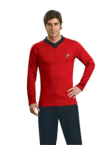 Rubie's Offizielles Star Trek Klassisches Deluxe-Hemd, Rot