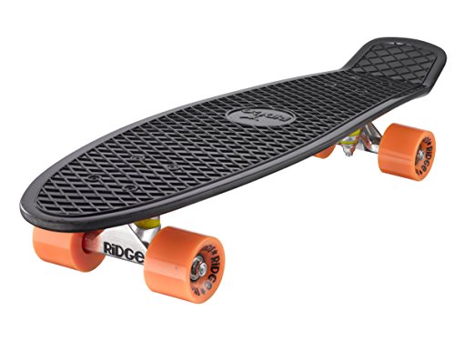 Ridge Skateboard Big Brother Nickel 69 cm Mini Cruiser, schwarz /orange