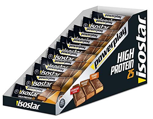 Isostar Powerplay High Protein Joghurt und Fruit Riegel, 15er Pack (15 x 35 g)