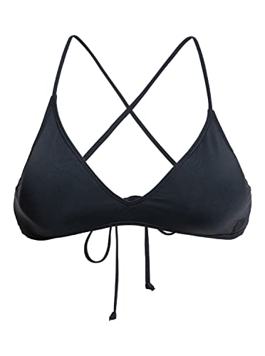 Roxy Damen Beach Classics-Athletic Triangle Bikini Top for Young Women Bikinioberteil, anthrazit, S