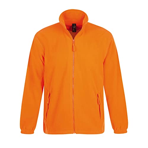 Sols Herren Outdoor Fleece Jacke North (Large) (Orange)
