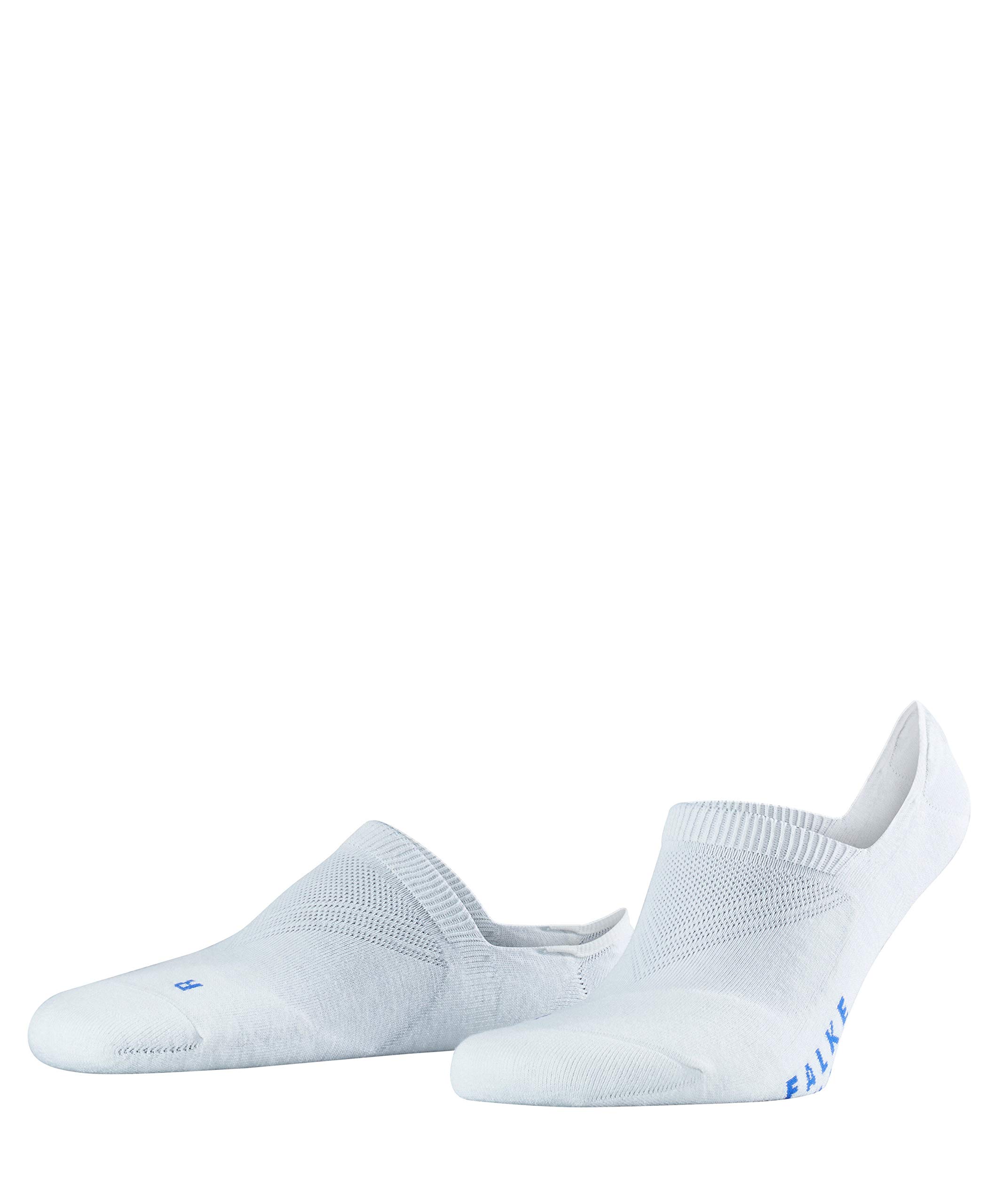 FALKE Sport Spirit Unisex Sneaker Cool Kick Invisible 2er Pack, Größe:39/41, Farbe:White (2000)