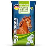 Eggersmann Kräutermineral Getreidefrei - Getreidefreies Mineralfutter für Pferde - Für Allergiker geeignet - 25 kg Sack