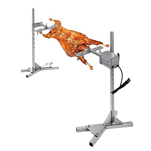 YUEWO BBQ Grill Rotisserie-Kit Automatisches 15W Universal Rotisserie Kit für Pig Rotisserie Hog Lamb Party Lagerfeuer im Freien