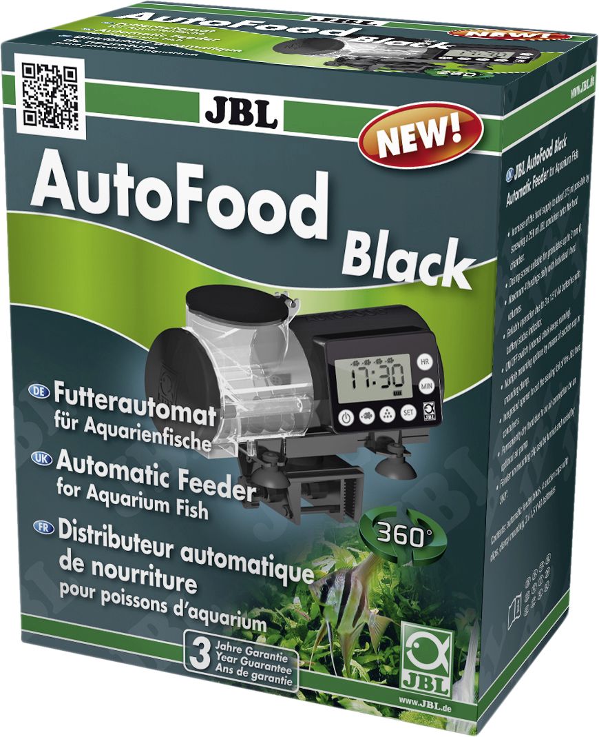 JBL AutoFood BLACK Futterautomat für Aquarienfische