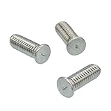 100 Stück M3 M4 M5 M6 304 Edelstahl-Schweißschrauben ISO13918 DIN32501 Punktschweißbolzen SUS 304 Schweißschraube (Size : M5-6mm(100pcs))