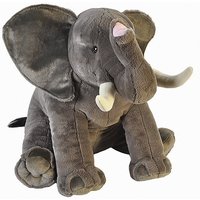 Wild Republic 19517 Jumbo Plüsch Elefant, großes Kuscheltier, Plüschtier, Little Biggies, 53 cm