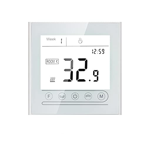 MincoHome 95~240V Tuya Smart Intelligent WiFi Thermostat Room Electric/Water/Gas Boiler Floor Heating Temperature Controller Works with Amazon Alexa,Google Home (Gaskessel)
