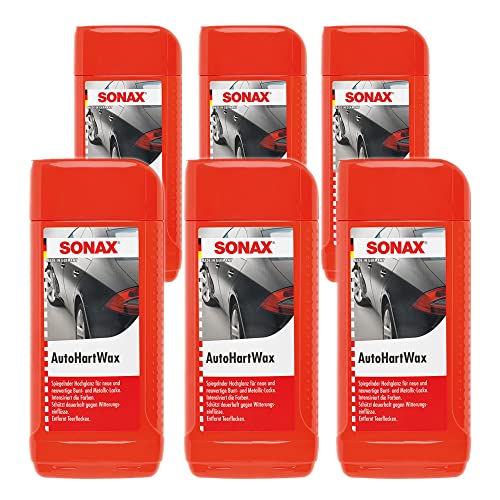 SONAX 6X 03012000 AutoHartWax Hartwachs Lackpflege Versiegelung 500ml