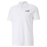 PUMA Herren Essentials Pique Poloshirt, weiß - White (White), L