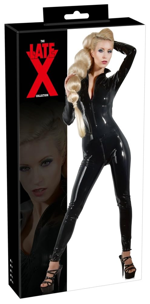 The Latex Collection Latex Catsuit, schwarz, XS