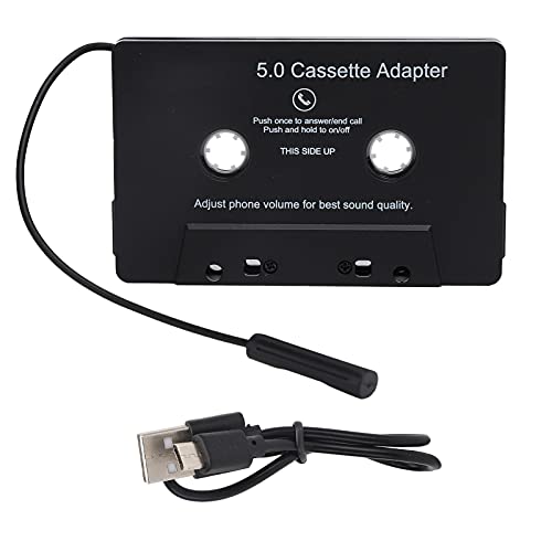 Kassettenadapter, Auto-Audio-Kassette zu Aux-Adapter, Bluetooth-Kassetten-Adapter Bluetooth-Bandkonverter MP3-Player Audiokonverter für Auto
