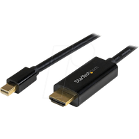 StarTech.com 1m Mini DisplayPort auf HDMI Konverterkabel, mDP zu HDMI Adapter mit Kabel Ultra HD 4K