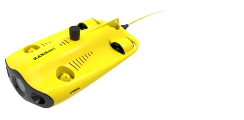 Chasing Gladius Mini Drone S Flash Pack - ROV - Bis zu 200 m - 4K UHD Kamera - Inklusive: Direct-Connect Fernsteuerung, 64GB SD Karte, Grabber Claw B, Rucksack - Gelb