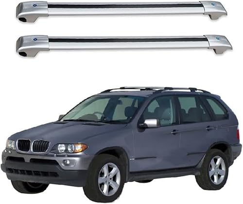 Dachträger Querträger, für BMW X5 E53 2000-2006 Auto Dachträger Dachreling RelingträGer Aluminium Dachgepäckträger Für Autos,B