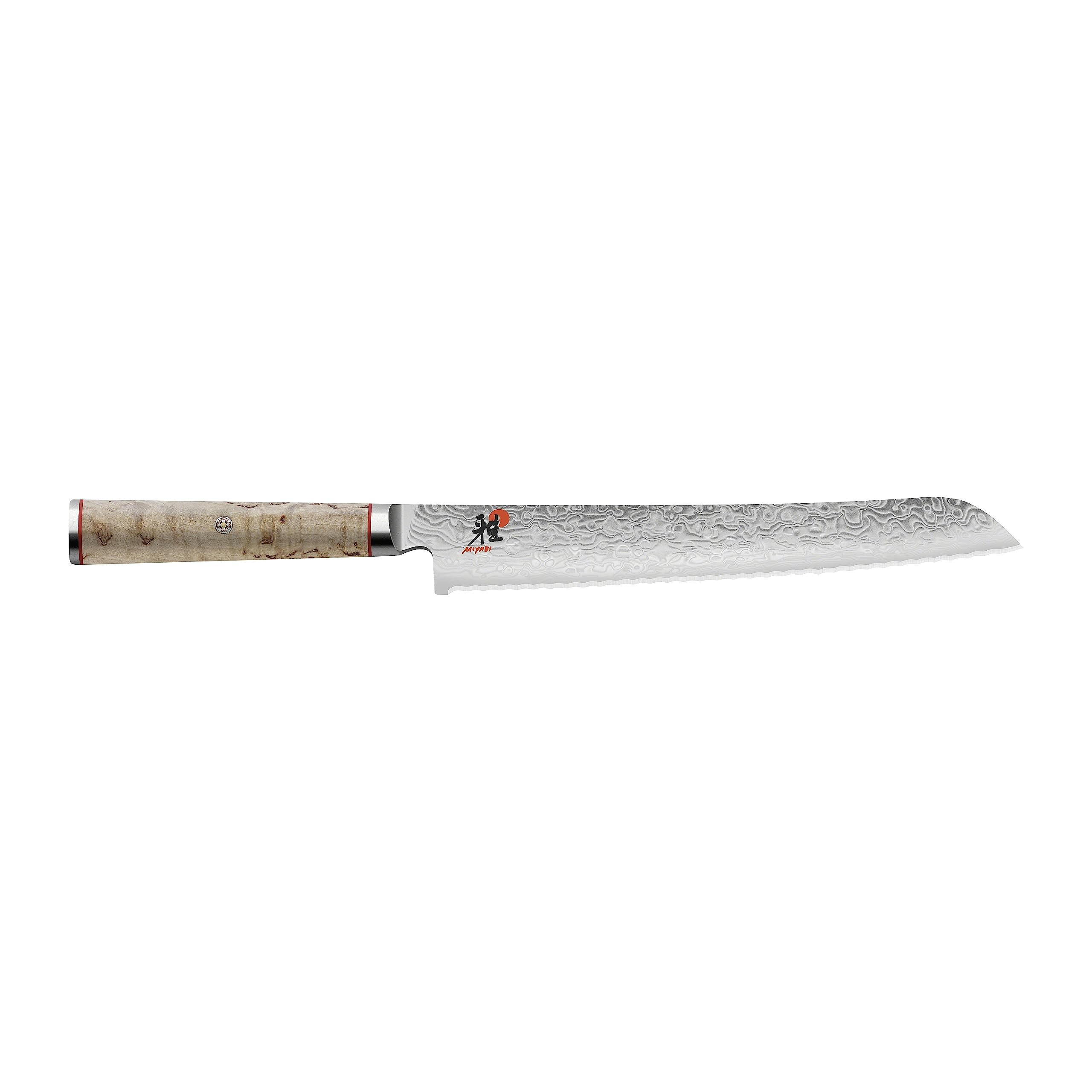 Miyabi Brotmesser, Stahl, 23 cm, silber, 38,8 x 8,9 x 3,8 cm