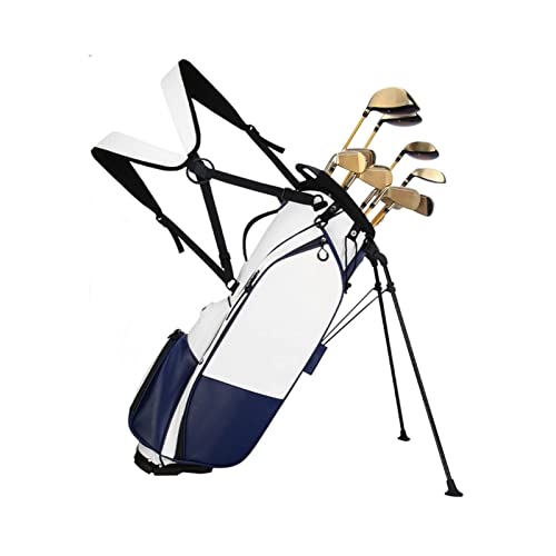 Golf Club Cart Bags Golf Club Carry Golf Stand Bags für Männer Frauen Tragbare leichte Taschen Golf Club Organizer (Farbe: Blau) Vision
