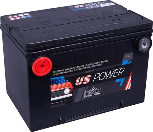 intAct Start-Power 57010GUG, wartungsarme Autobatterie 12V 70Ah 670 A (EN), Schaltung 1 (Pluspol links), Maße (LxBxH): 260x179x186mm