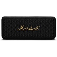 Marshall Emberton II tragbare Bluetooth-Lautsprecher, kabellos, koppelbar, IP67 Staub und wasserfest, über 30 Stunden Spielzeit - Schwarz und Messing