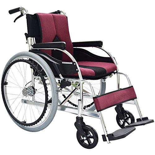 Rollstuhl Klappbarer Familienauto Scooter Walker Vollreifenrollstuhl Ergonomisch geeignet für ältere Menschen und Reisen