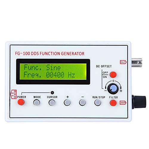 Funktionsgenerator, 1 Hz-500 kHz FG-100 DDS Funktionssignalgenerator Frequenzmesser Signalquellenmodul Frequenzzähleroszilloskop