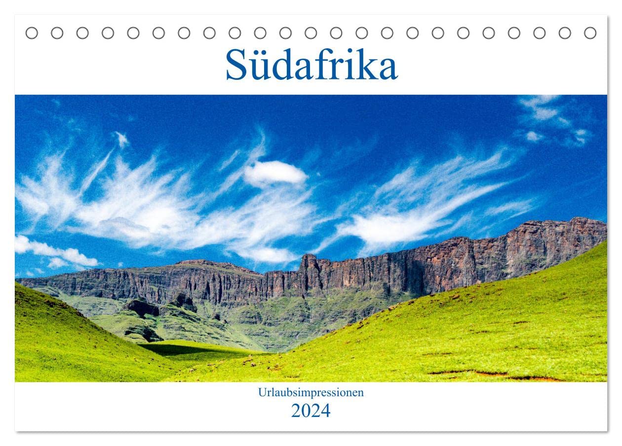 Südafrika - Urlaubsimpressionen (Tischkalender 2024 DIN A5 quer), CALVENDO Monatskalender