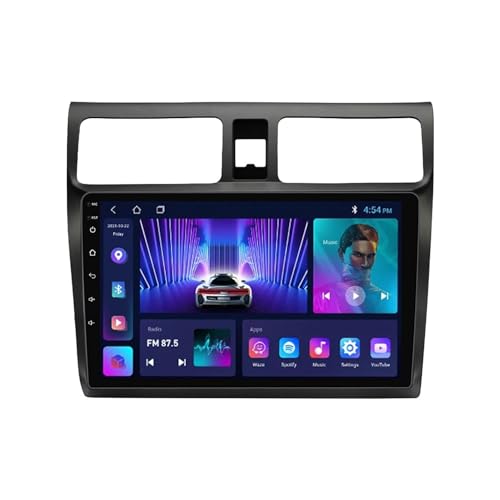 Android 12 Autoradio Für Suzuki Swift 2003-2010 Mit Wireless Carplay Android Auto Mirror Link, 10 Zoll Touchscreen Autoradio Mit GPS Navigation WiFi HiFi RDS DSP + Rückfahrkamera (Size : M500S - 8 Co
