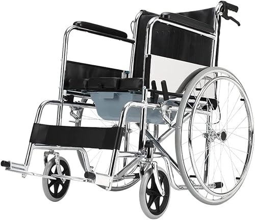 Transport Wheelchairpu Solider Rollstuhl, leichter, faltbarer, selbstfahrender Rollstuhl, einziehbarer Tretroller