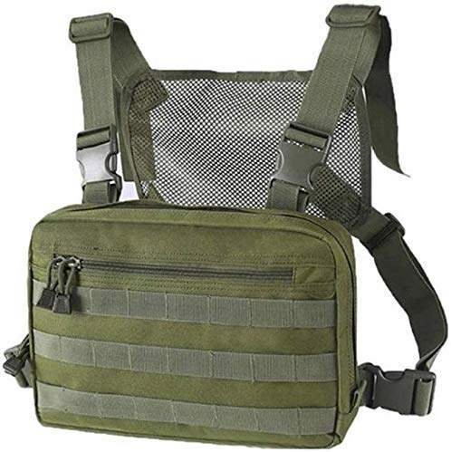 Will Outdoor Brusttasche Tactical Combat MOLLE Gurt Brusttasche Multifunktionale Umhängetasche Tactical Vest Bag