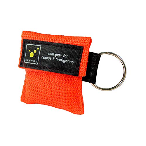 Elite Bags LIFE'S Beatmungsmaske 10er Set mit Schlüsselanhänger Rot 5 x 5 x 1,5 cm